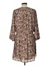 DR2 100% Polyester Paisley Brown Casual Dress Size L - photo 2