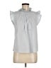 FRAME 100% Cotton Gray Sleeveless Blouse Size M - photo 1