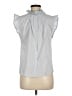 FRAME 100% Cotton Gray Sleeveless Blouse Size M - photo 2