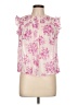 Aqua 100% Cotton Pink Tank Top Size L - photo 1