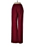 Talbots Chevron-herringbone Burgundy Casual Pants Size 6 - photo 2