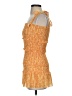 Unbranded 100% Polyester Orange Cocktail Dress Size XXS (estimated) - photo 5
