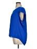 DR2 100% Polyester Blue Short Sleeve Blouse Size XL - photo 5