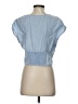 Guess Blue Short Sleeve Blouse Size S (estimated) - photo 2