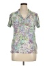 Assorted Brands Green Short Sleeve Blouse Size XL - photo 1