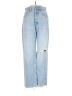 Zara Hearts Blue Jeans Size 2 - photo 1