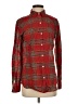 J. McLaughlin Plaid Red Long Sleeve Button-Down Shirt Size XS - photo 1