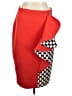 Studio EY Checkered-gingham Red Formal Skirt Size 1X - photo 1