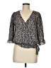 Sienna Sky 100% Polyester Black 3/4 Sleeve Blouse Size M - photo 1