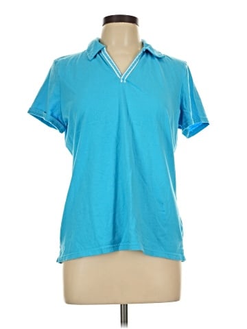 Basic Editions Short Sleeve Blouse (view 1)
