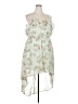 AUW 100% Polyester Floral Green Cocktail Dress Size 3X - photo 1