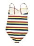 Assorted Brands Stripes Ivory One Piece Swimsuit Size M - photo 2