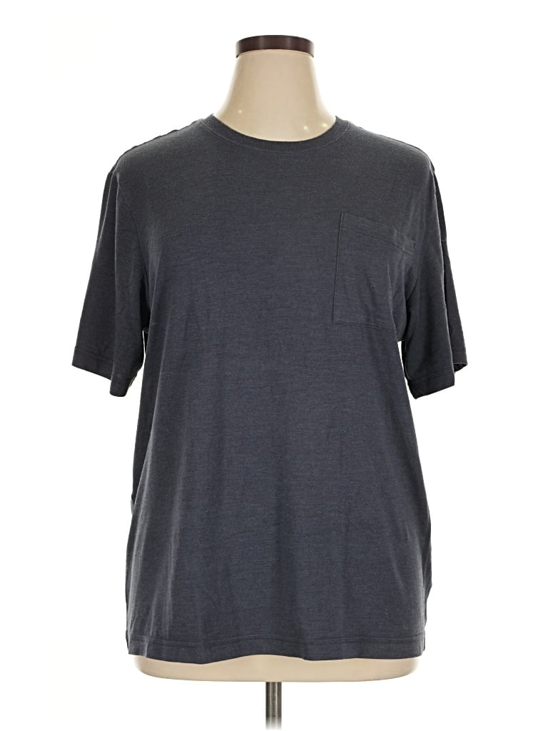 Pre-owned Athletic Works Short Sleeve T-shirt In Gray