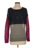 360 Sweater 100% Nylon Color Block Purple Pullover Sweater Size XS - photo 1