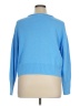 CeCe 100% Cotton Blue Pullover Sweater Size XL - photo 2