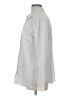 Ann Taylor LOFT Outlet Silver Long Sleeve Button-Down Shirt Size L - photo 5