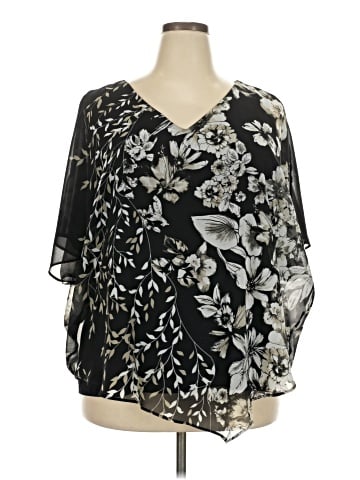 Roz & Ali 3/4 Sleeve Blouse (view 1)