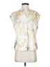 Elie Tahari 100% Polyester Tie-dye Yellow Sleeveless Blouse Size XS - photo 1
