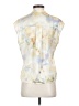 Elie Tahari 100% Polyester Tie-dye Yellow Sleeveless Blouse Size XS - photo 2