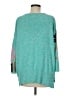 Nic + Zoe Print Teal Pullover Sweater Size M - photo 2