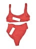 Veronica Beard Red Two Piece Swimsuit Size XL - photo 2