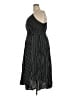 Torrid Stripes Black Casual Dress Size 2X Plus (2) - photo 5