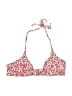 H&M Floral Red Swimsuit Top Size 6 - photo 1