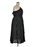 Torrid Stripes Black Casual Dress Size 2X Plus (2) - photo 4