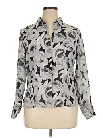 Apostrophe Long Sleeve Blouse (view 1)