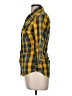 Superdry 100% Cotton Plaid Yellow 3/4 Sleeve Button-Down Shirt Size M - photo 5