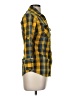 Superdry 100% Cotton Plaid Yellow 3/4 Sleeve Button-Down Shirt Size M - photo 4