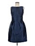 Alfred Sung 100% Polyester Solid Blue Cocktail Dress Size 6 - photo 1