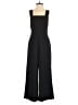 Madewell 100% Polyester Solid Black Apron Bow-Back Jumpsuit Size 0 - photo 1