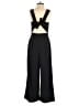 Madewell 100% Polyester Solid Black Apron Bow-Back Jumpsuit Size 0 - photo 2
