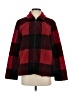 David Brooks Plaid Red Coat Size S - photo 1