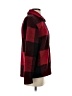 David Brooks Plaid Red Coat Size S - photo 4