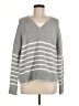 Design History Stripes Gray Pullover Sweater Size M - photo 1