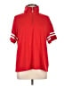 Fashion Red Short Sleeve Top Size L - photo 1