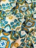 Wisp Print Teal Casual Dress Size 10 - photo 7