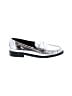 Ann Taylor Graphic Silver Flats Size 7 1/2 - photo 1