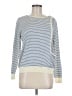 Galeries Lafayette Stripes Blue Pullover Sweater Size Med (2) - photo 1