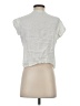 Reistor 100% Hemp Silver Short Sleeve Blouse Size S - photo 2
