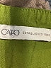 Cato Solid Green Casual Pants Size 14 - photo 7