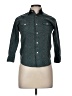 Rock & Roll Denim Paisley Teal Long Sleeve Button-Down Shirt Size M - photo 1