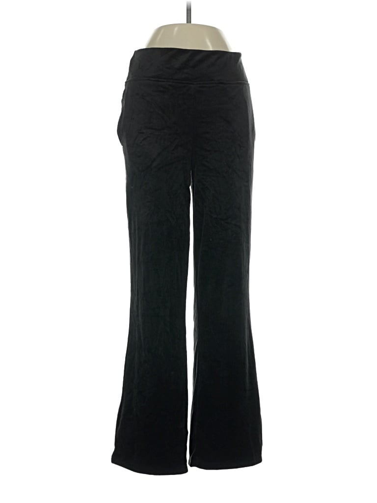 Pre-owned Cuddl Duds Casual Pants In Black