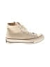 Converse Tan White Sneakers Size 9 - photo 1