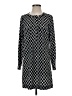 Gap 100% Polyester Argyle Black Casual Dress Size XS - photo 1