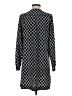 Gap 100% Polyester Argyle Black Casual Dress Size XS - photo 2