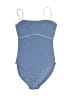 Unbranded Color Block Blue One Piece Swimsuit Size M - photo 1