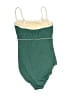 Unbranded Color Block Green One Piece Swimsuit Size XL - photo 2